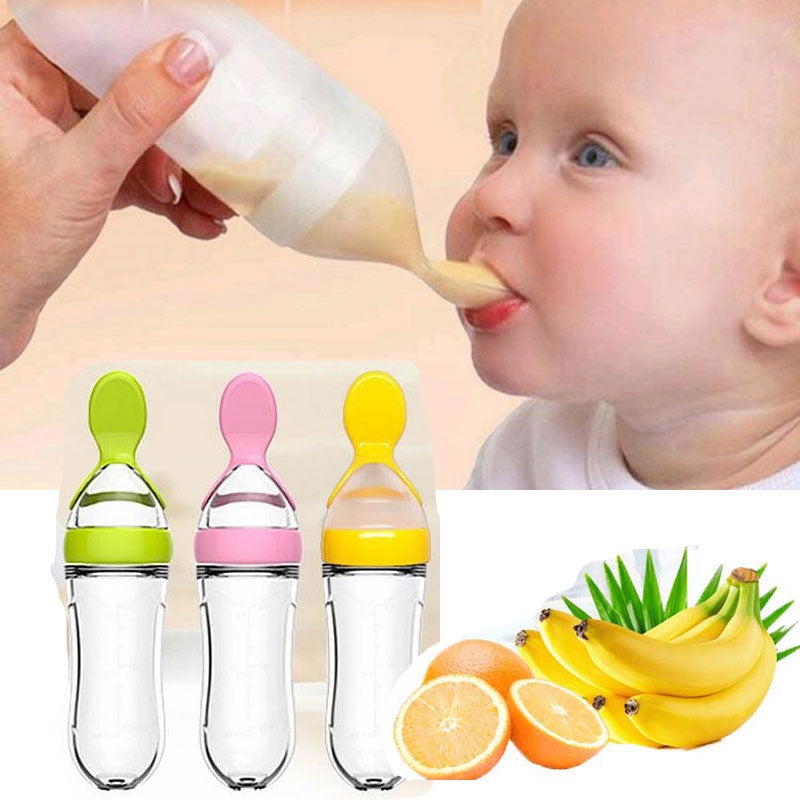 Biberon avec cuillère pour nouveau - né | EasyBottle™ - Mum&kids