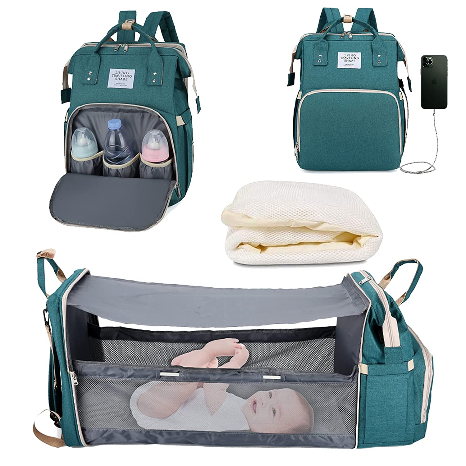 Sac à langer portatif | Berceau de voyage BabyNappy™ - Mum&kids