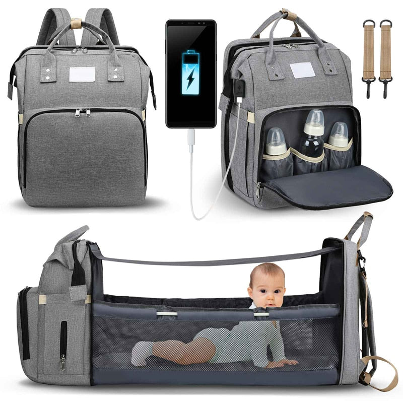 Sac à langer portatif | Berceau de voyage BabyNappy™ - Mum&kids