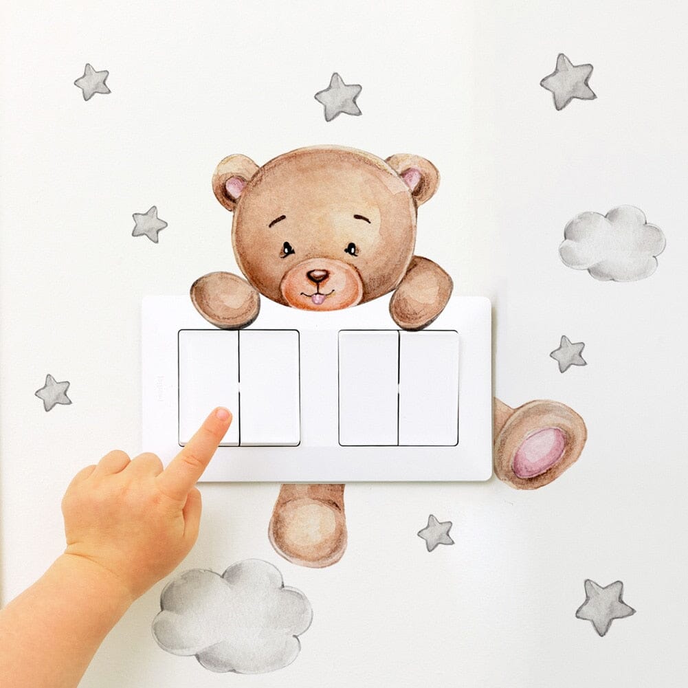 Stickybear™ - Sticker ourson décoratif | Chambre d'enfants - Mum&kids