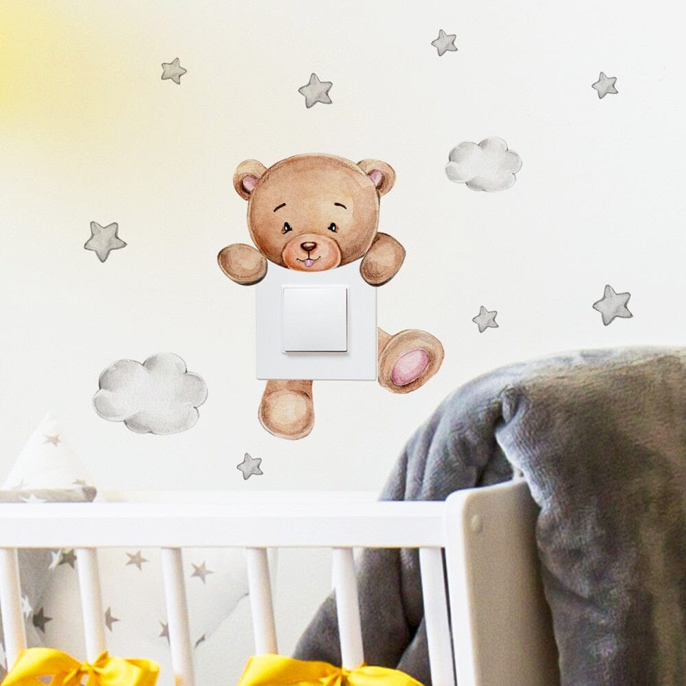 Stickybear™ - Sticker ourson décoratif | Chambre d'enfants - Mum&kids