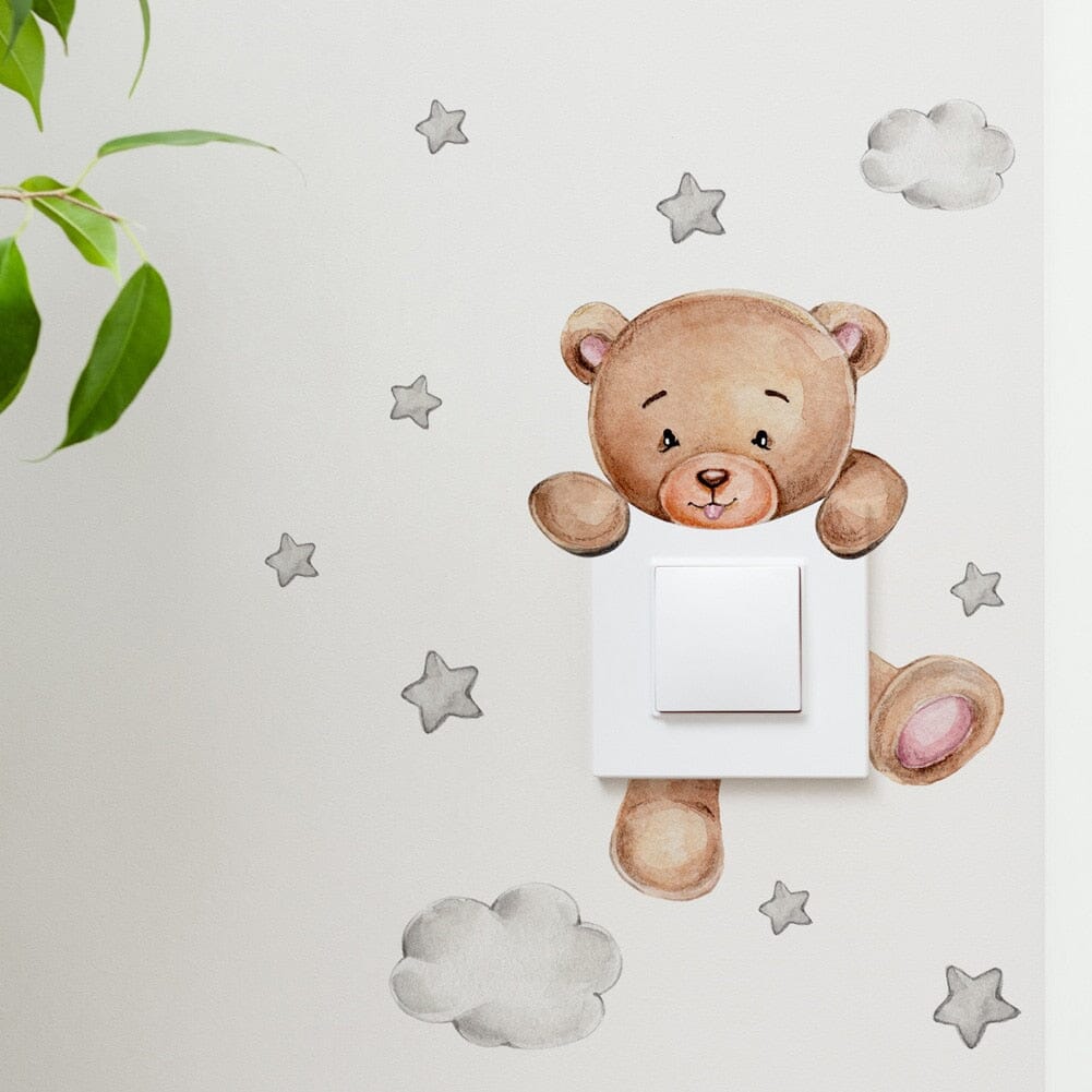 Stickybear™ - Sticker ourson décoratif | Chambre d'enfants - Mum&kids