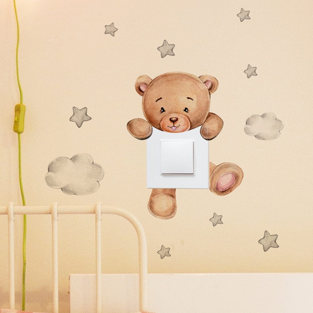 Stickybear™ - Sticker ourson décoratif | Chambre d'enfants - Mum&kids