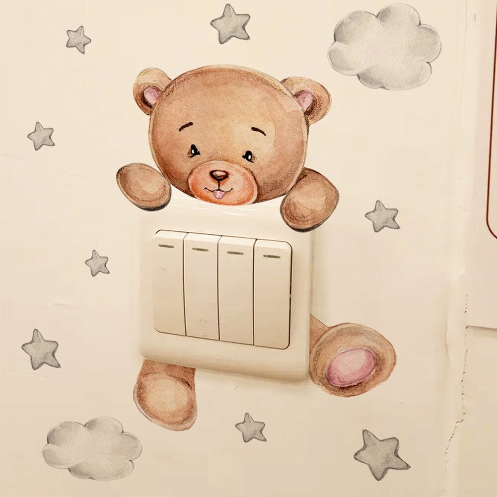 Stickybear™ - Sticker ourson décoratif | Chambre d'enfants - Mum&kids