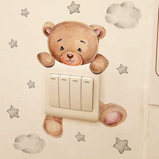 Stickybear™ - Sticker ourson décoratif | Chambre d'enfants - Mum&kids